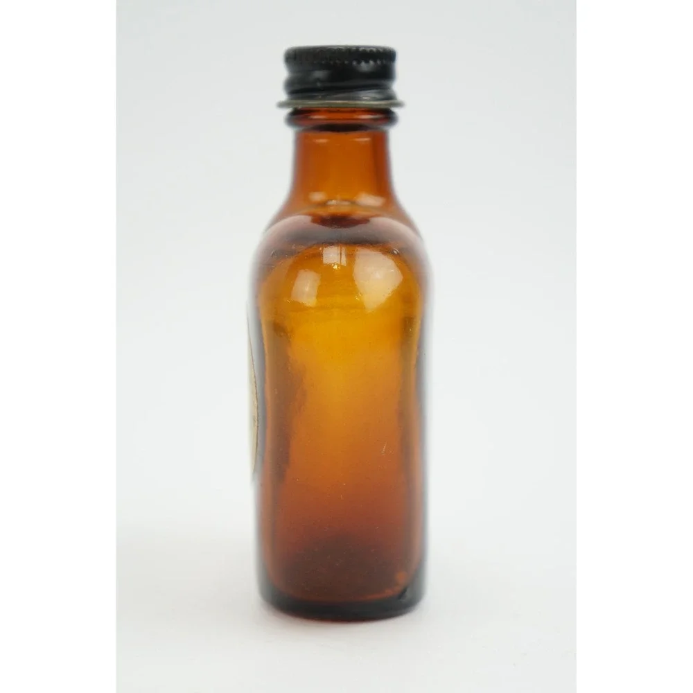Vintage Paul Masson Rare Cream Sherry Miniature Empty Bottle 2oz Glass Heart VGC